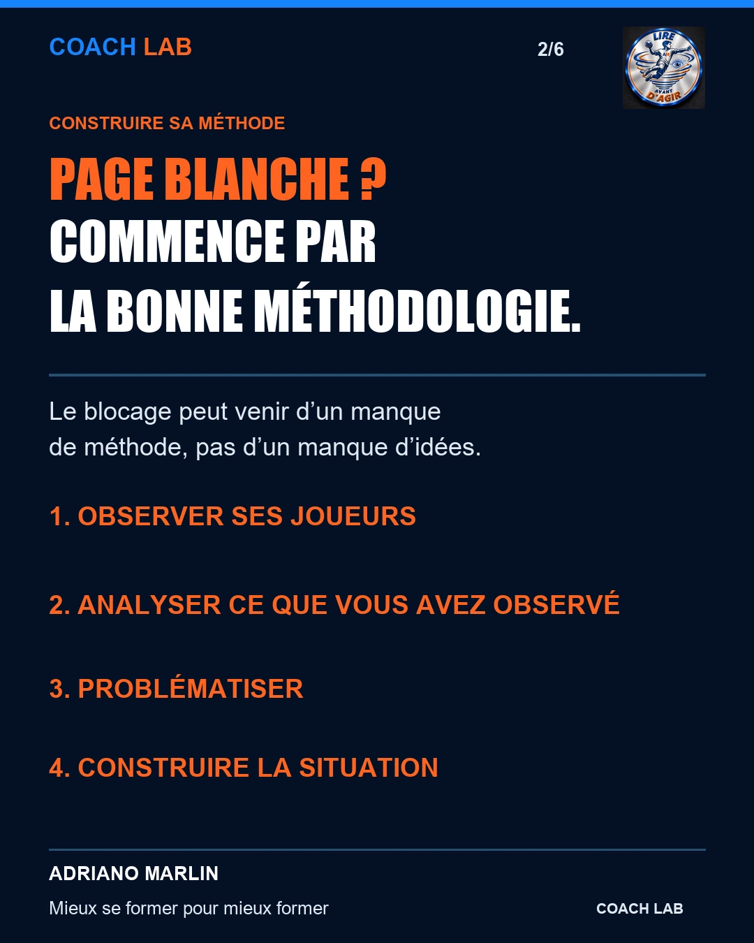 Page blanche ? Observer, analyser, problématiser, construire la situation.